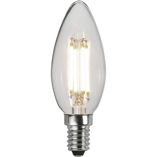 LED lampa E14 C35 Clear 3-step dim 50 lumen