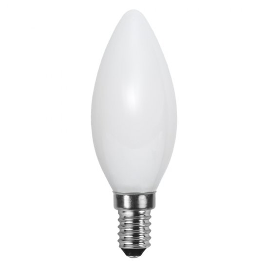 LED lampa E14 C35 Opaque Filament Ra90 2700/3000K Dimbar släckt