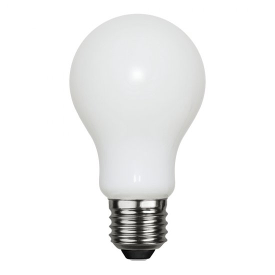 LED lampa E27 A60 Opaque Filament Dimbar Ra90 släckt