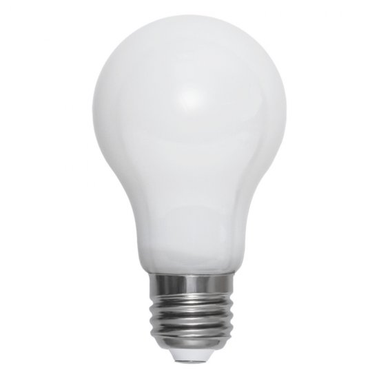LED lampa E27 A60 4000K Opaque Filament Ra90 släckt