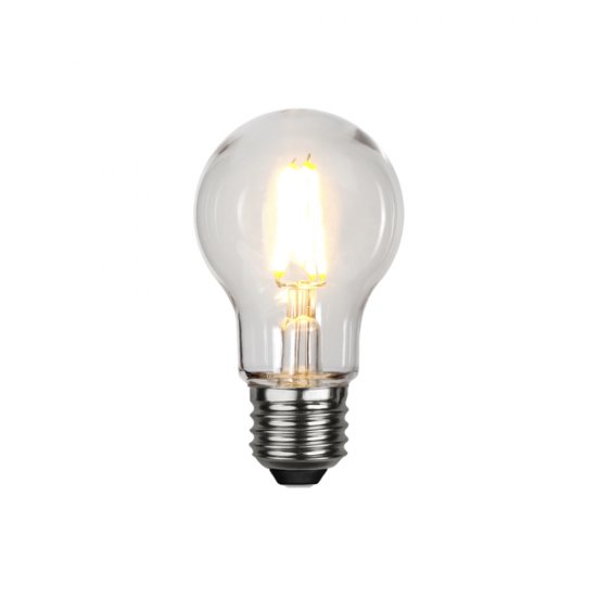 LED-lampa E27 5,5cm 2,4W Outdoor Filament PC-cover