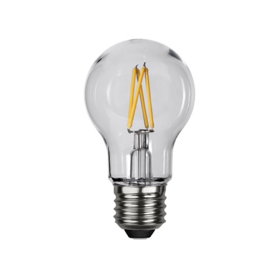 LED-lampa E27 5,5cm 2,4W Outdoor Filament PC-cover - släckt