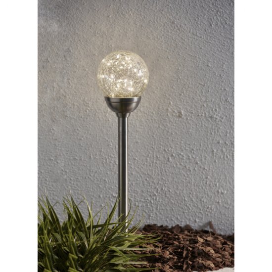 LED solcellspinne med ljusslinga Glory miljöbild