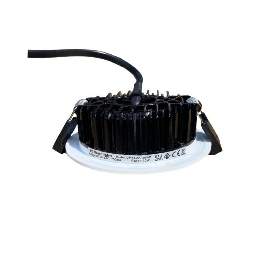 LED spotlight Slim 10W 90° 3000K bakifrån