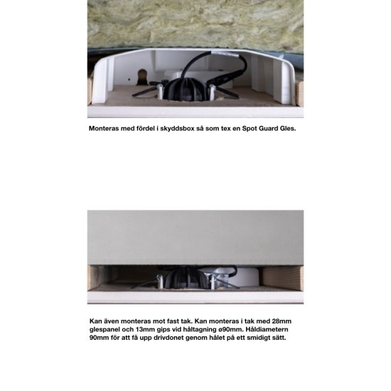 Hidealite Comfort G3 Tilt installationsförslag