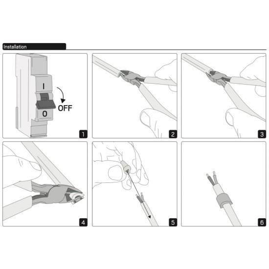 LEDstrip 24V Line IP67 4000K installation 2