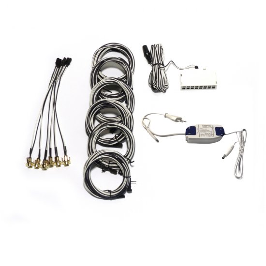 Bastuspotlights LED 6-pack 6x0,3W