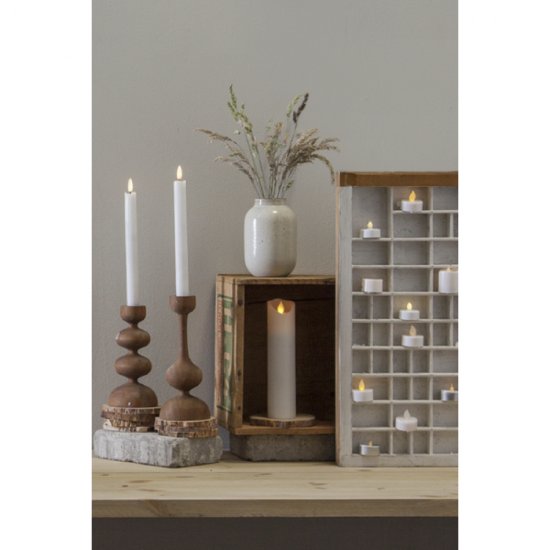 LED-värmeljus Paulo med timer 2-pack - hela serien