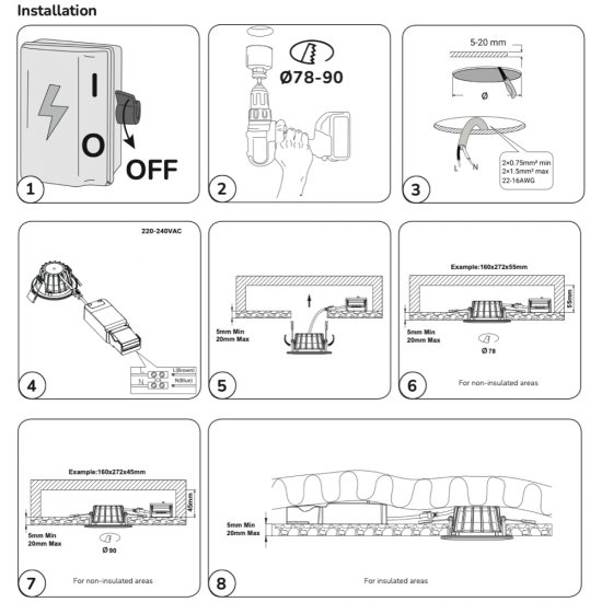 Lisa 6W installationstips - llitt