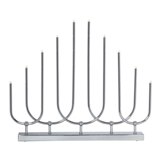 Ljusstake Novum 39cm hög i krom