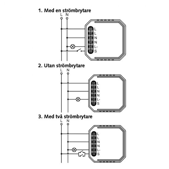 Smart home dosdimmer bluetooth, installation