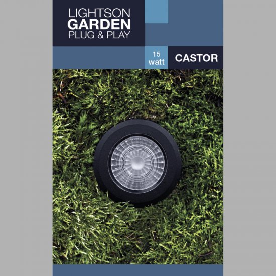 Castor markspotlight med 15W LED - förpackning 2