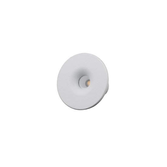 Mini LED spotlight 1,2W vit Designlight Q-21MW framifrån