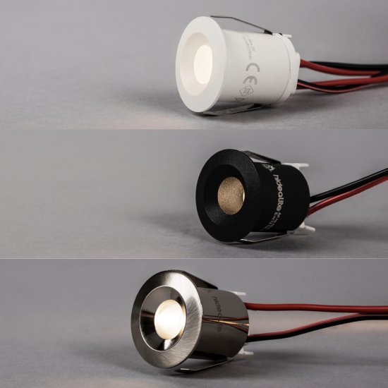 Core Smart minispotlight 1,2W 15° vit/svart/bs