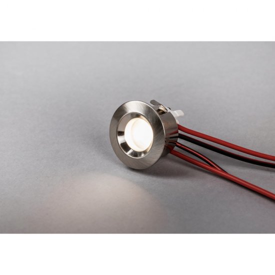 Core Smart minispotlight 1,2W borstad stål