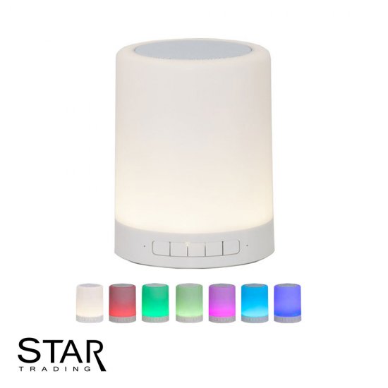3W Bluetooth högtalare med LED-belysning & RGB-färger