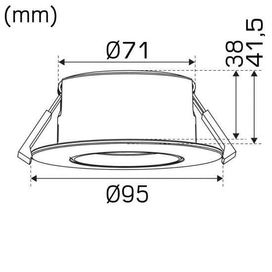 6-pack Optic G2 Quick ISO - mått