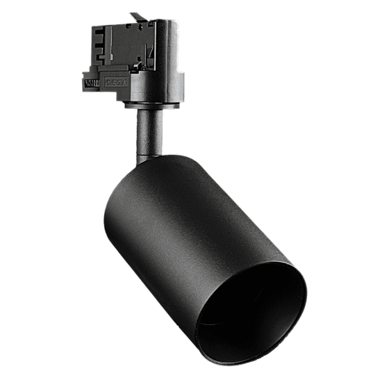 P-810 3-fas spotlight GU10 Svart