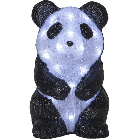 Panda 27cm LED Crystal Decoration