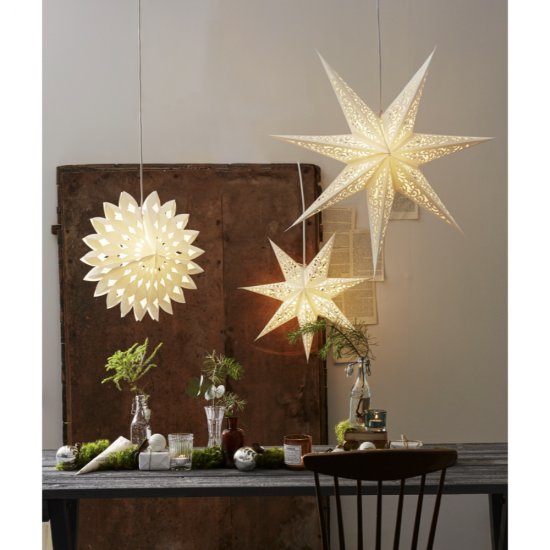 Pappersstjärna Sheer 60cm miljöbild