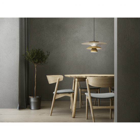 Picasso LED pendel D500 G9 - antikmässing miljöbild