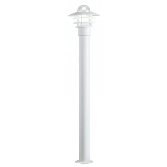 Pollare Airam Käpylä mini 110cm hög - vit -lysande