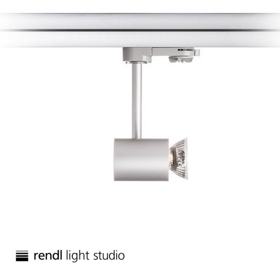 GU10 armatur Fax till 3-fas skena - silvergrå