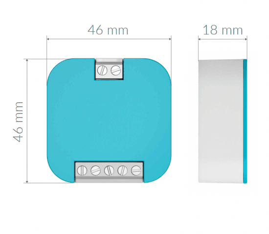 Relä 2-pol 16A/13A mesh Bluetooth