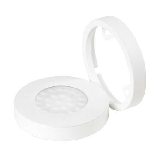 Minidownlight 12Vdc Slim LED 3000K Vit/Silver