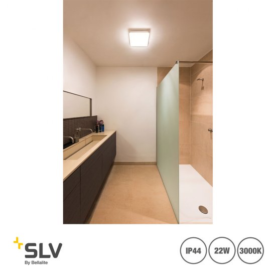 SLV Sima fyrkantig 22W IP44