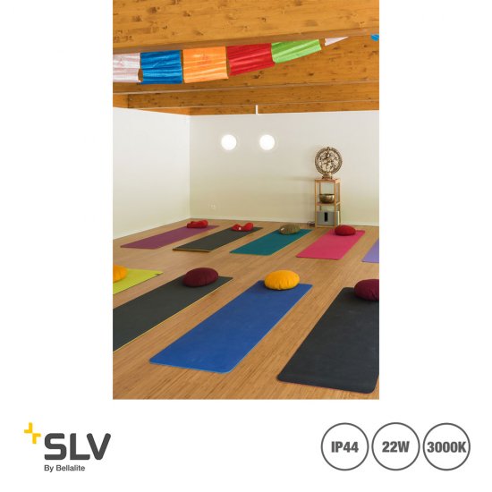 SLV Sima rund 22W IP44