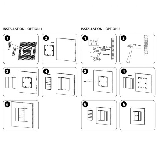 Fjärrkontroll Smart home RF - Installation