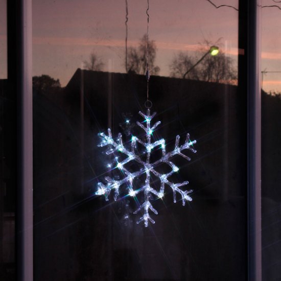 Hängande snöflinga LED Antarctica 40cm