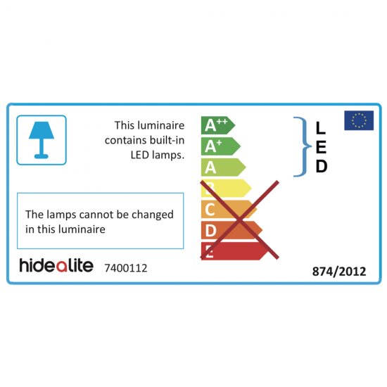 Comfort Track Mini Svart 15W energilabel
