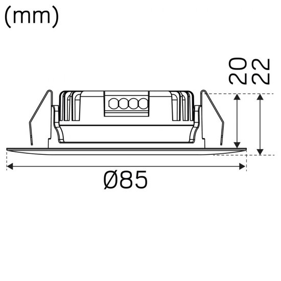 Spotlight för apparatdosa 1218 Smart 350mA Vit 2700K / 3000K