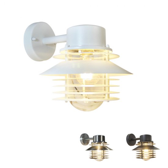 Stig Down E27 vägglampa i flera färger - llitt