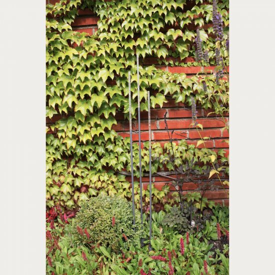 Stix trädgårdsdekoration med 3st ljusstavar - miljöbild 2