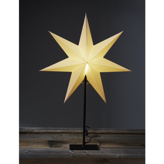 Stjärna på fot, Frozen, här tänd i miljöbild