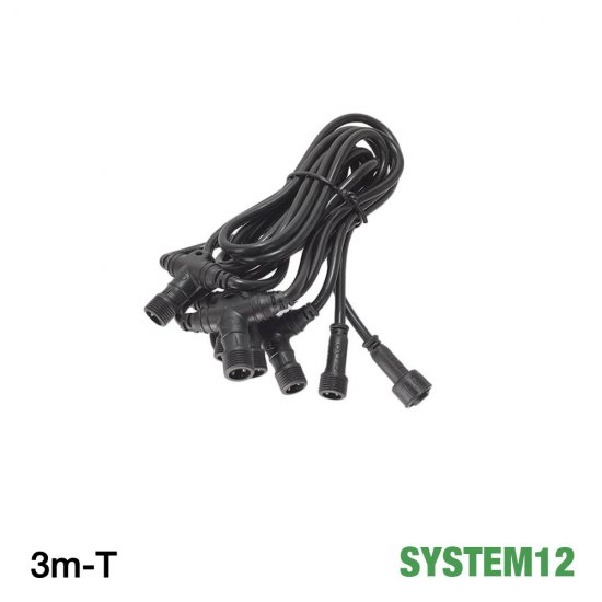 T-kopplingskabel 3m System12 | SPOTiLED.SE