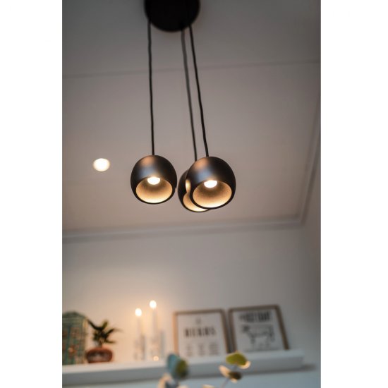 Takkopp Utvändig III Svart / Vit