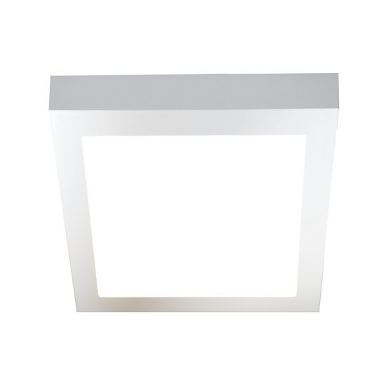LED plafond Airam Kubo II vit 15W LED 3000K Dimbar