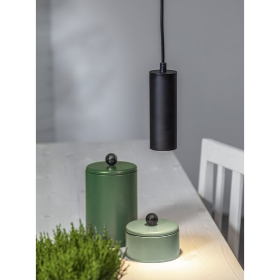 Textilkabel Hide med svart GU10-sockel - miljöbild 2