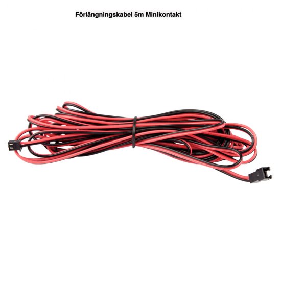 Förlängningskabel 5m Minikontakt