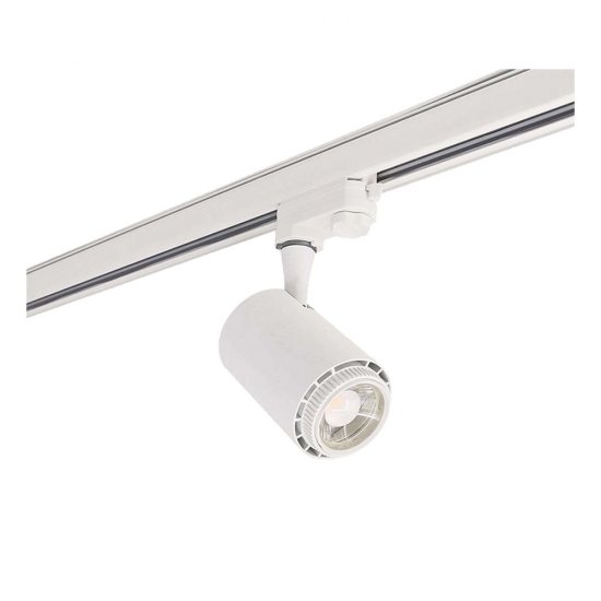 Rex ll armatur för 3-fas skenmontage 13,3W - Vit - Dimbar 9974323 frilagd