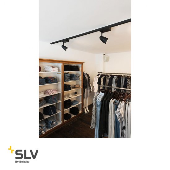 SLV Spot T 34W för 3-fasskena, Ra90 Vit - miljöbild