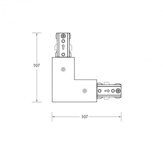 P-807MW-SL L-koppling Tracky One
