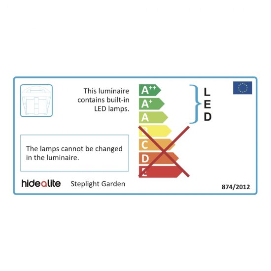Steplight Garden 0,8W trappbelysning 7764494 energilabel