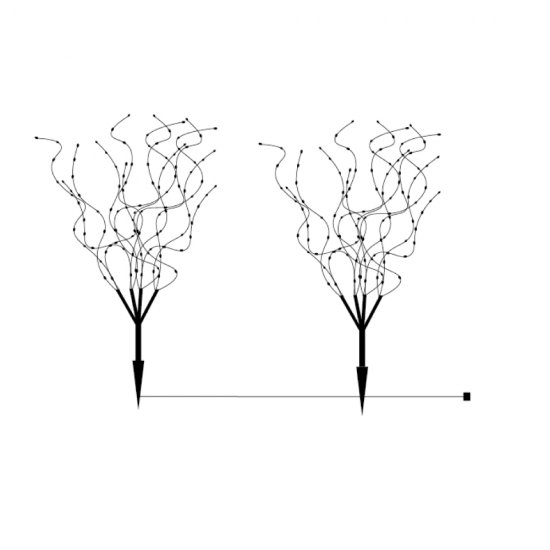Twiggy LED ljusdekoration 14W - Illustration