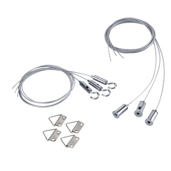 Vajerkit för upphängning av en LED panel