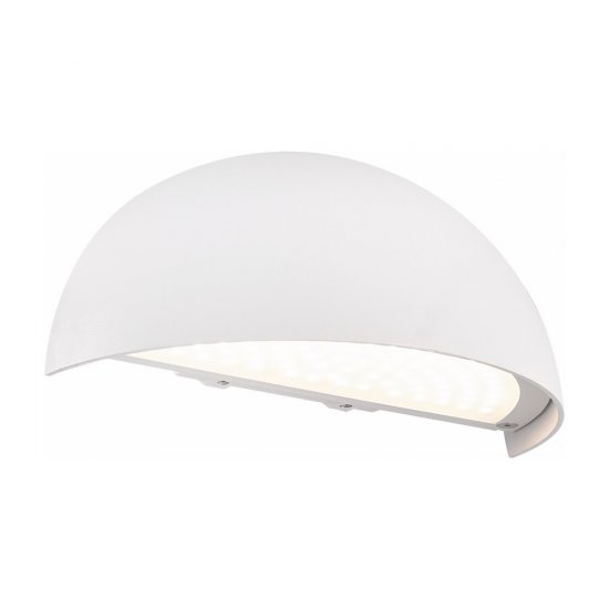 Väggarmatur Boda LED fasadlampa - i vitt utförande